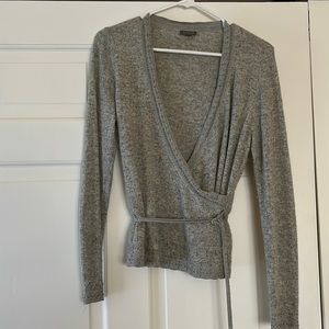 Ann Taylor wrap wrap knit sweater